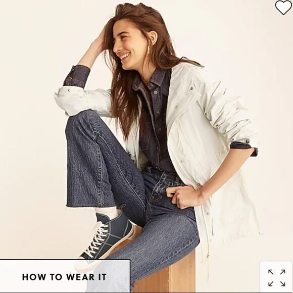 J. Crew Relaxed perfect lightweight jacket - Picture 3 of 16